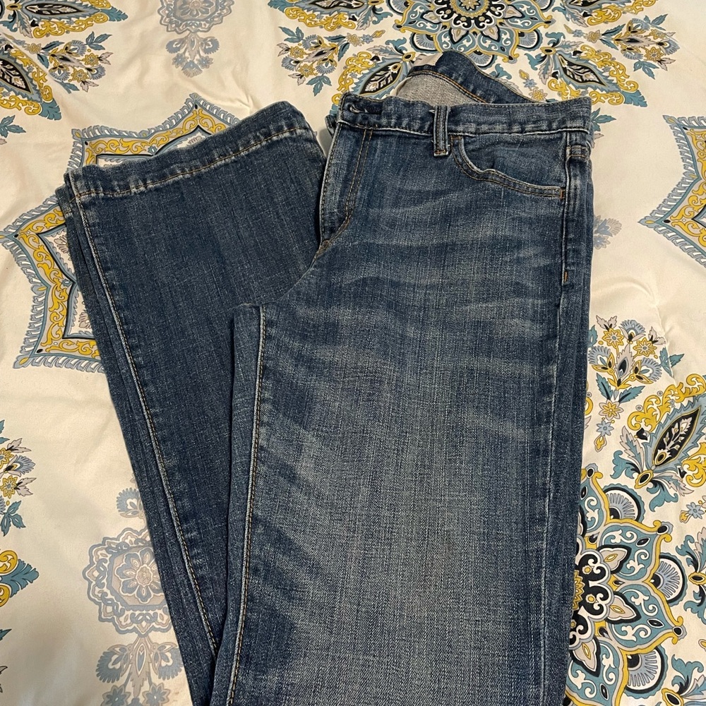 Gap long and Lean flare jeans